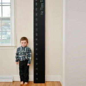 DIY Ruler Growth Chart - Happiness is Homemade