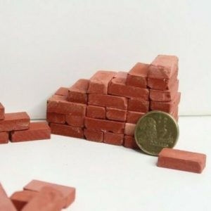 miniature red bricks 01